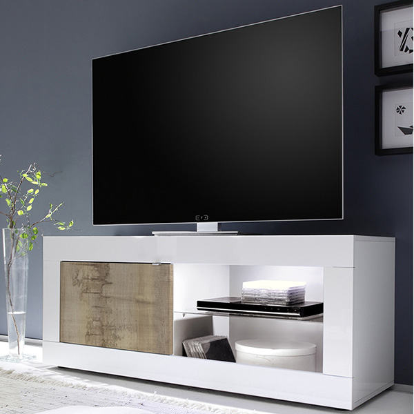 Basic Szafka RTV mała z wnęką